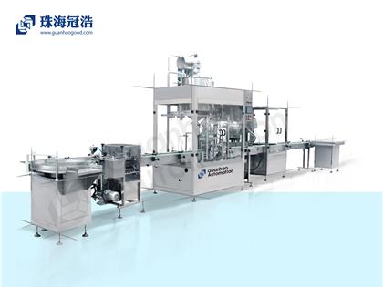 6頭液體灌裝、旋蓋線